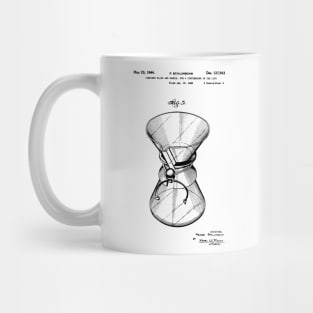 Coffee Chemex patent / chemex blueprint Mug